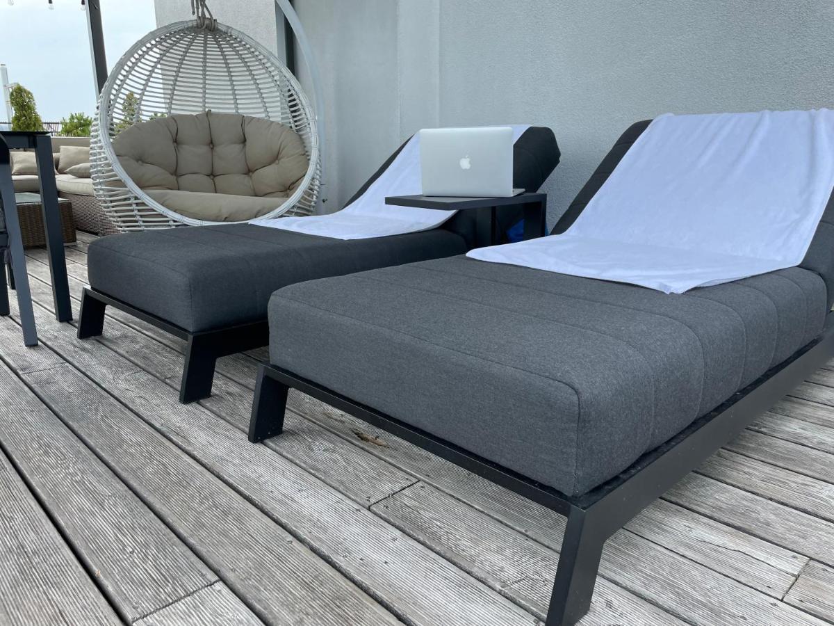 Sea View Penthouse Terrace Palanga Old Town Διαμέρισμα Εξωτερικό φωτογραφία